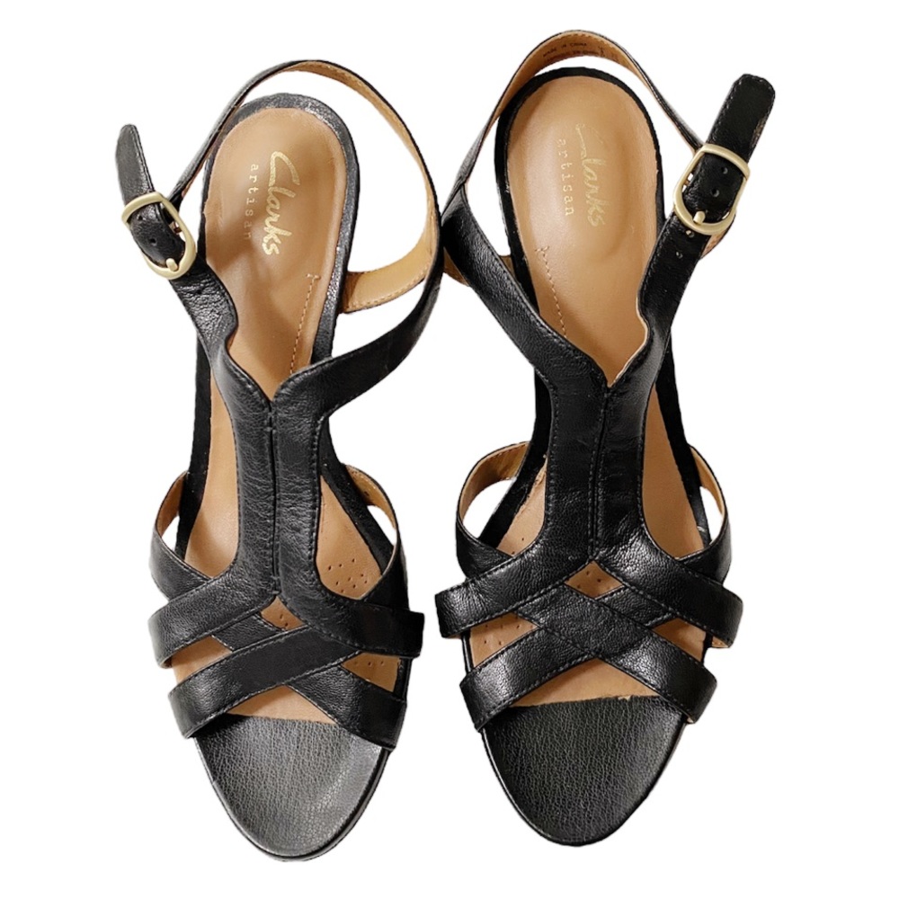 Clarks Artisan Black Heels